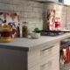 kitchen counters and backsplash